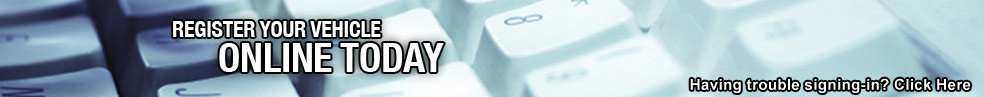 Register Your Vehicle Online Today